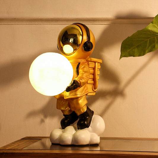 अंतरिक्ष यात्री चंद्रमा लैंप