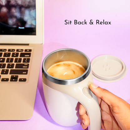 ऑटोमैटिक सेल्फ स्टिरिंग मग